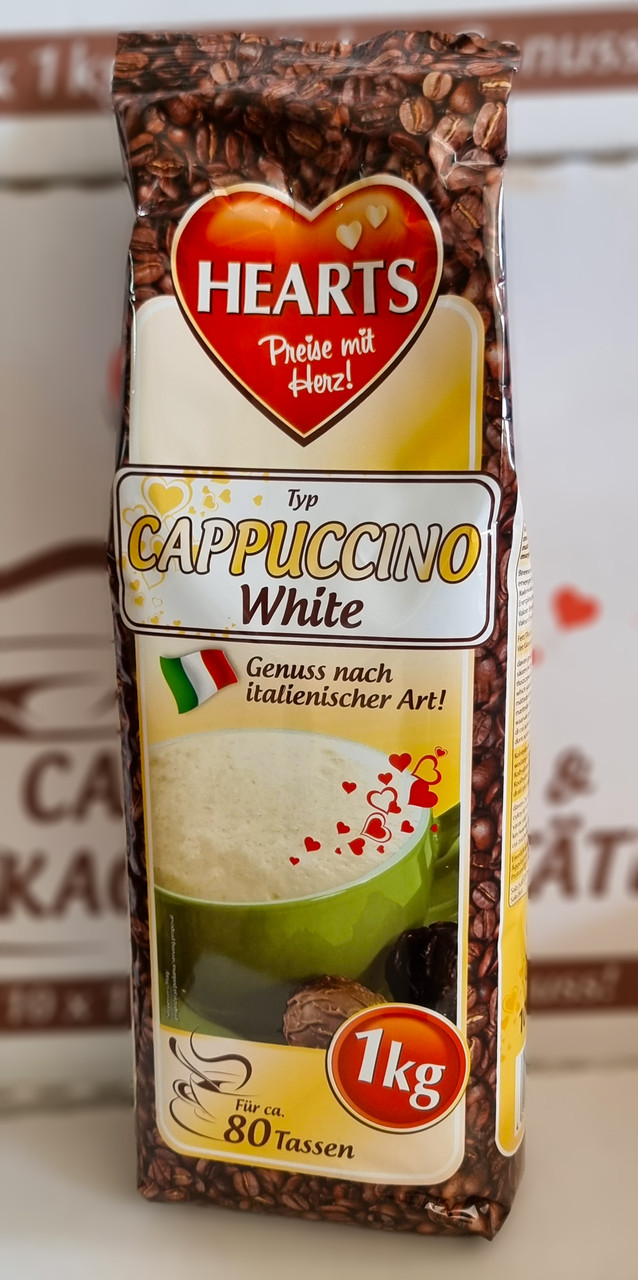Капучино "Hearts" White (Біле капучино) 1 кг Німеччина