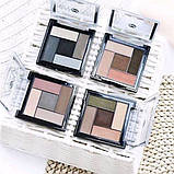 Тіні для повік атласно-кремові Bell Hypo Allergenic Nude Eyeshadow №02 Natural Greys 5 г, фото 3