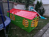 Дитячий ігровий пластиковий будиночок зі шторками ТМ Doloni (великий), фото 2