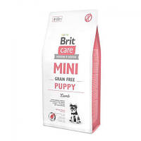 Сухой корм для щенков миниатюрных пород Brit Care GF Mini Puppy Lamb 2 kg (ягненок)