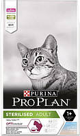 Сухой корм для стерилизованных кошек Purina Pro Plan Sterilised с треской и форелью 3 кг