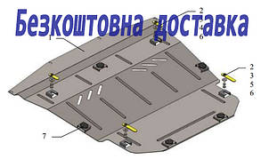 Захист двигуна Nissan Qashqai (2014-2017)(Захист двигуна Ніссан Кашкай) Кольчуга