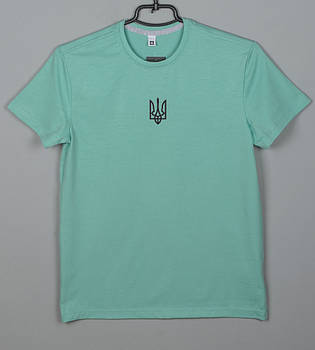 Футболка 100% Х/Б юніор Тризуб 4301п (Уп.4шт XS, S), Полин