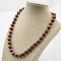 Буси Авантюрин Золотий Пісок 10 мм 46 см