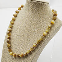 Буси Селеніт Медовий 10 мм 45 см