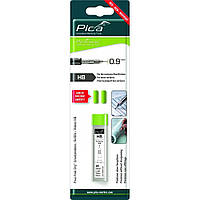 Запасные графитовые жала 7030 для Pica Fine Dry, твердость HВ, серый графит, 24шт в комплекте с резинкой
