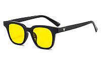 Антиблікові сонцезахисні окуляри Anti-glare Glasses Wayfarer Yellow