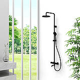 Душова система з термостатом GAPPO G24790-6, вилив - перемикач на лійку 3 режими, фото 2