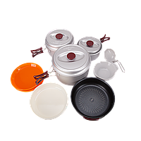 Туристический набор посуды из анодированного алюминия на 5-6 человек Kovea Silver 56 KSK-WY56