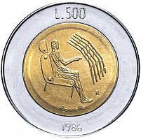 Монета 500 лір. 1986 рік, Сан-Маріно.UNC