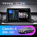Штатная магнитола Teyes CC3 2k Kia Cerato 4  (2018 - 2021) 1 Din, фото 2