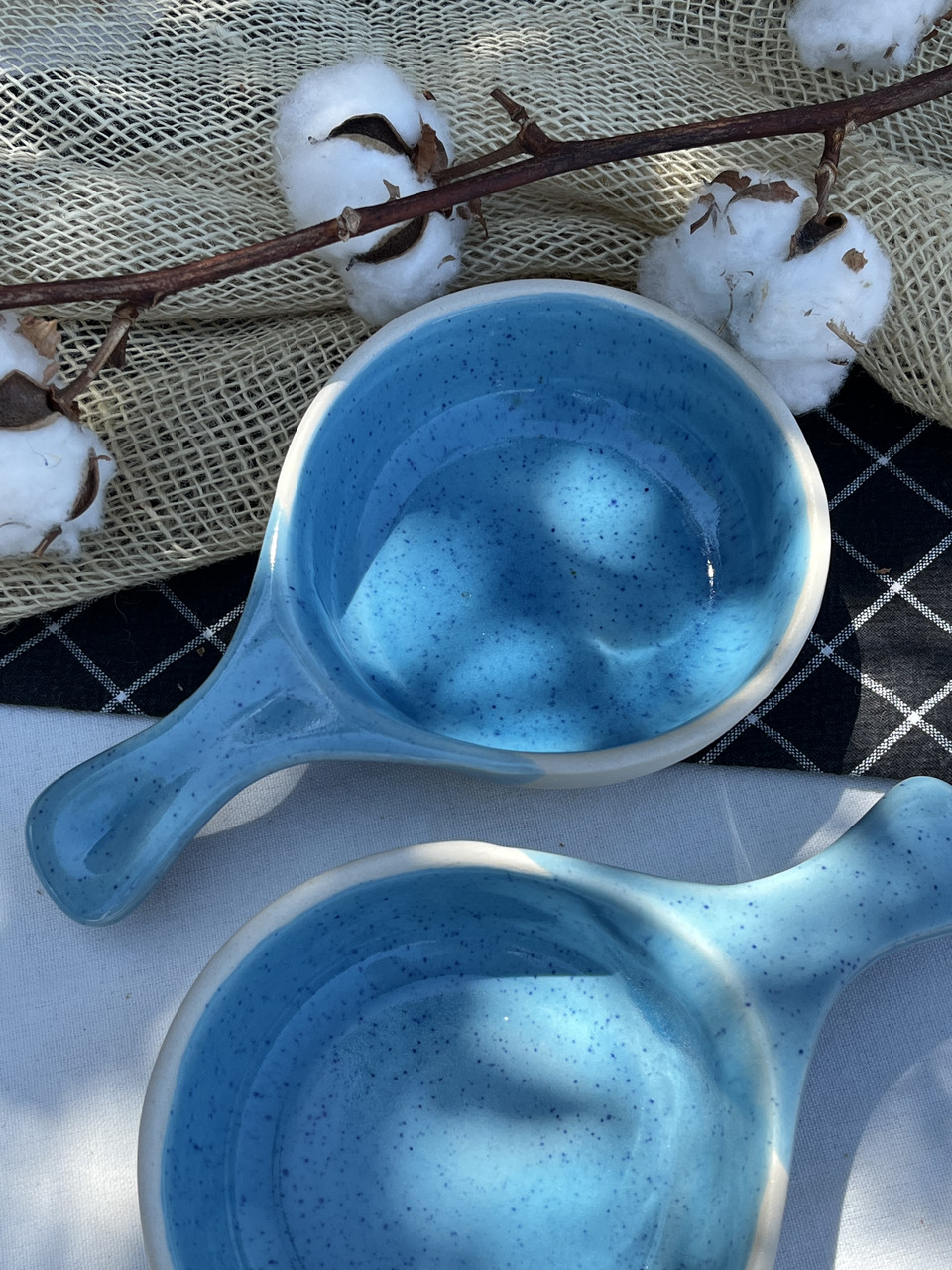 Бульйонниця з ручкою 280 мл, «Simple blue»