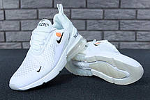 Кросівки Nike Air Max 270 x Off White White Black / Найк Аїр Макс 270 Офф Вайт Білі з Чорним, фото 5