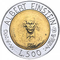 Монета 500 лир. 1984 год, Сан-Марино.UNC