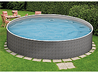 Каркасний басейн AZURO RATTAN (lagoon liner) Ø3,6х1,2м