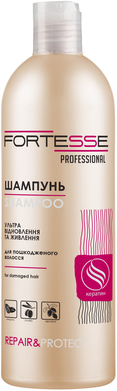 Шампунь Fortesse Professional Repair&Protect 400 мл, що відновлює (4823115501516), фото 1