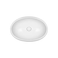 Раковина-чаша Qtap Leo 600х400х155 White с донным клапаном QT11117060GW