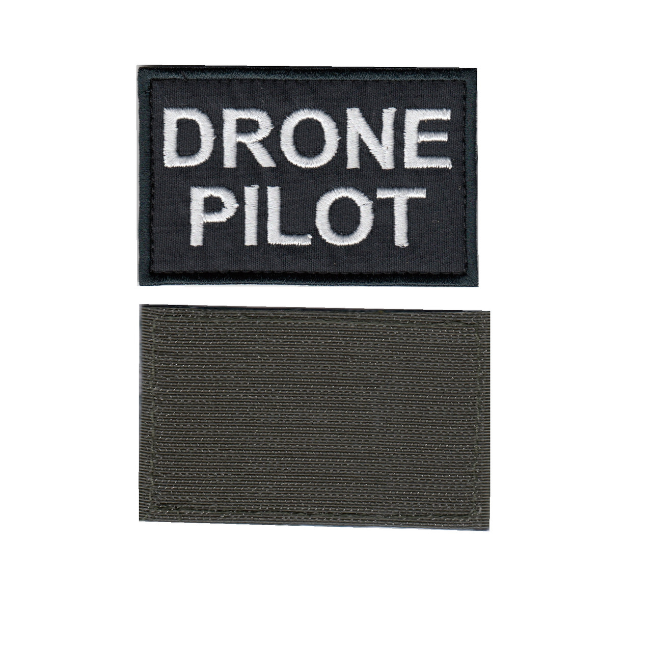 Шеврон ЗСУ, військовий / армійський, drone pilot , на липучці, на чорному. 5 см * 8 см