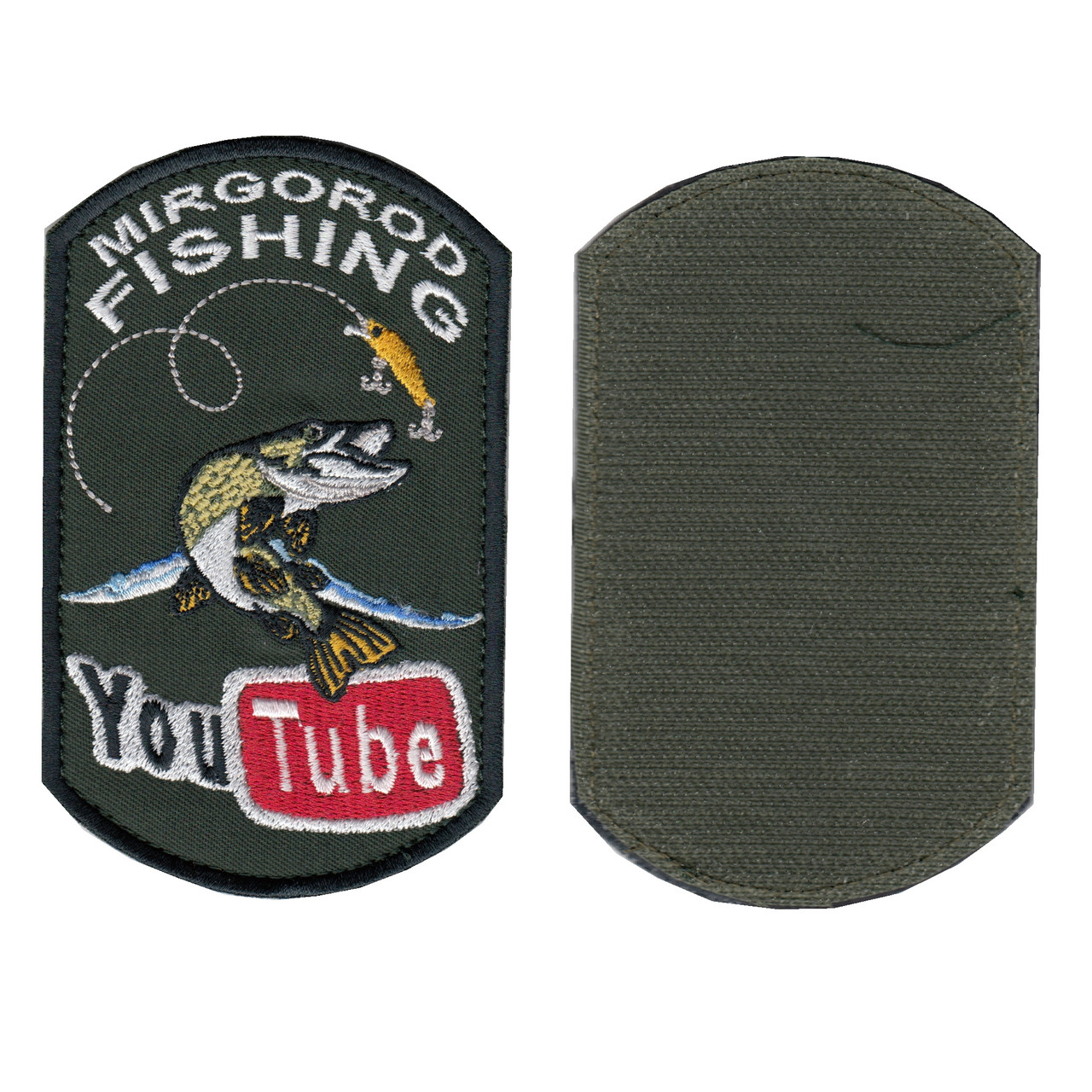 Шеврон ЗСУ, військовий / армійський,fishing, на липучці, на оливці. 10 см * 6,5 см