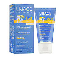 Uriage BEBE, Мінеральний сонцезахисний крем для дітей Uriage Baby 1st Mineral Cream SPF50+ 50ml
