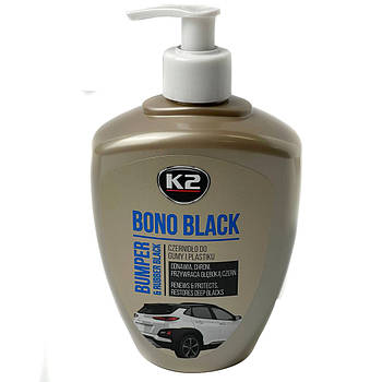 Универсальный восстановитель поверхностей гель 500ml K2 BONO BLACK резина / пластик / бампера