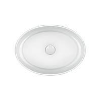 Раковина-чаша Qtap Kolibri 500x360x140 White с донным клапаном QT10113054W