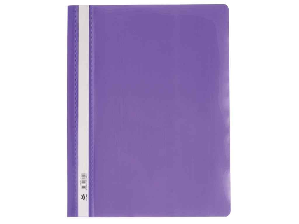 Папка-швидкозшивач пласт. А4, PP, фіолетовий (12шт/уп) ТМ BUROMAX, фото 1