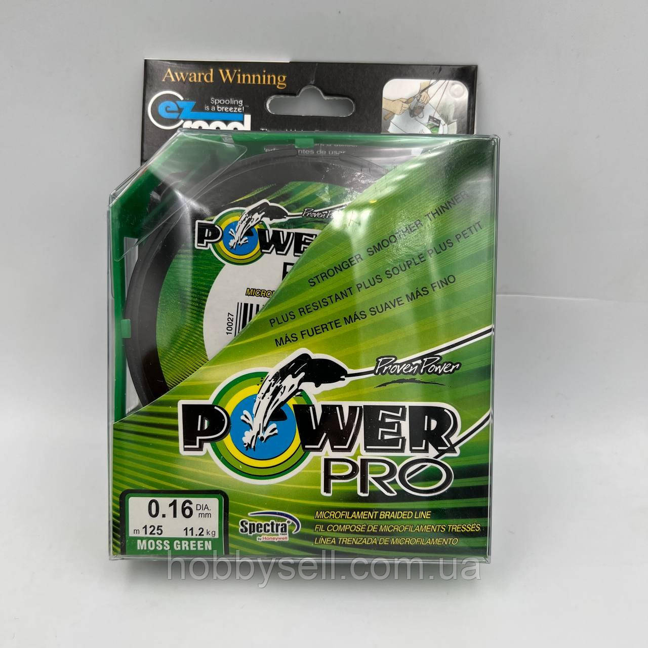 Плетений шнур для спінінга POWER PRO 125м 0.16 мм 11кг Повер Про плетений шнур для риболовлі