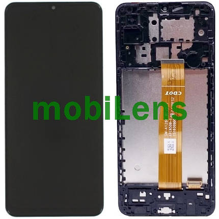 Samsung SM-A125F_REV0.1, FPC6509-1 Дисплей+тачскрин(модуль) черный *в рамці Original *PRC, фото 2