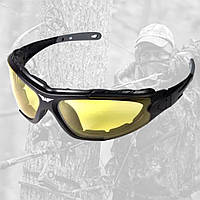 Окуляри фотохромні (захисні) Global Vision Shorty Photochromic (yellow) Anti-Fog, фотохромні жовті ***