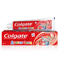 Детская зубная паста Colgate Доктор Заяц со вкусом клубники, 50 мл