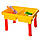 Дитячий ігровий столик-пісочниця з кришкою та набором пасочок Metr+HG-832, фото 3