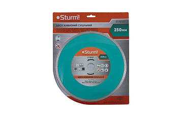 Диск алмазний суцільний (250x25.4 мм) Sturm 5170107
