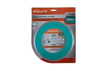 Диск алмазний суцільний (200x25.4 мм) Sturm 5170106