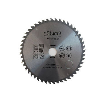 Диск пиляльний для дерева Sturm 9020-250-32-48T, 250х32 мм 48 зубів
