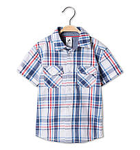 Стильна літня сорочка з коротким рукавом на хлопчика C&A Німеччина Розмір 122