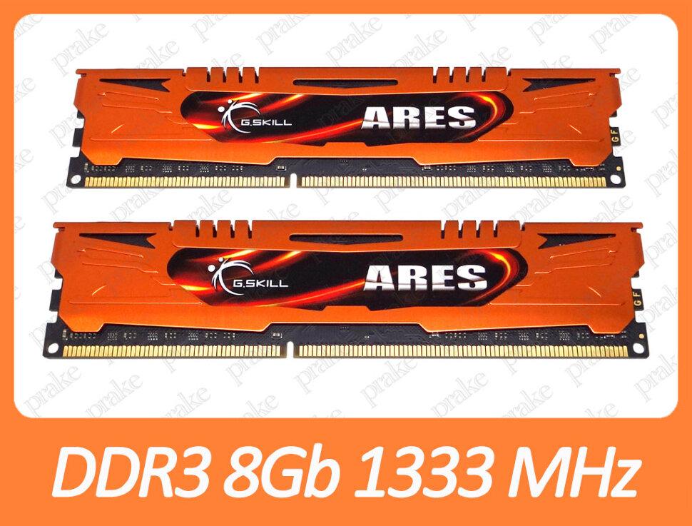 DDR3 16GB (2x8Gb) 1333 MHz (10600) G.Skill Ares CL9 F3-1333C9D-16GAO