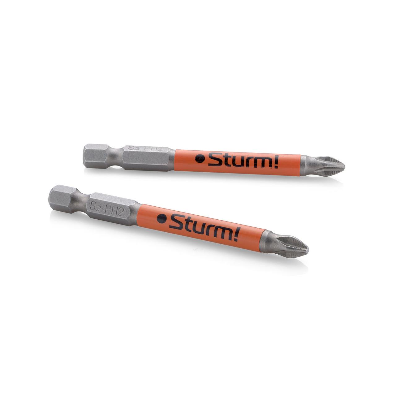 Біти S2 PH2x75 mm, 10 шт (відривне паковання) Sturm 1271512, фото 1