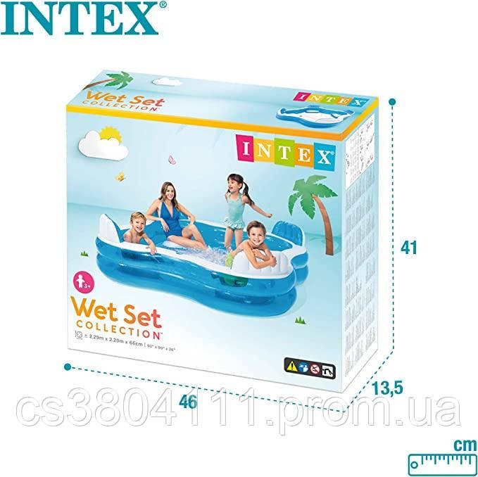 Бассейн семейный с сидениями Intex 56475NP/EP - фото 4 - id-p1863379801