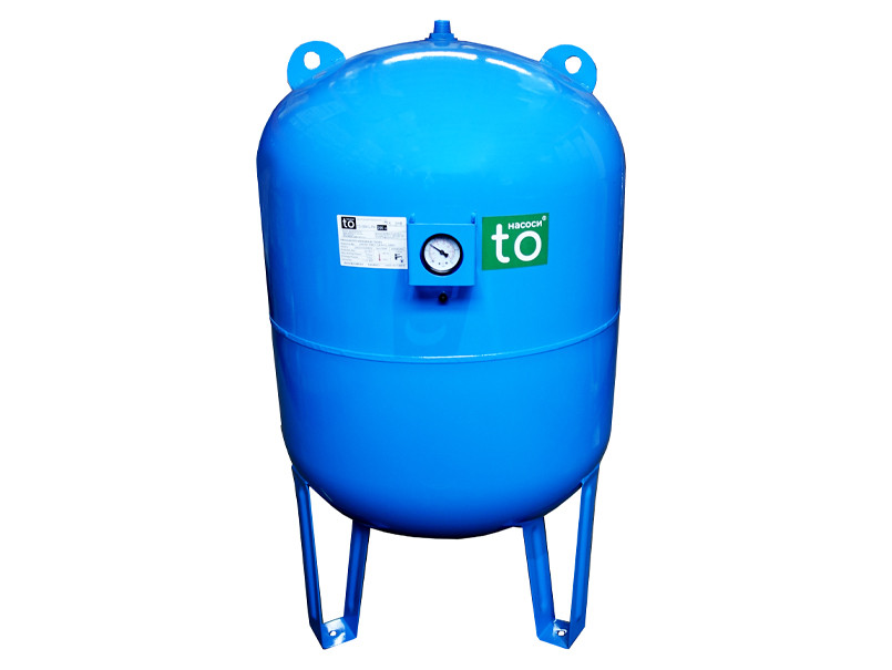 Бак гідроакумулятор 200л вертикальний фланець 11/4" макс 8 бар змінна ...