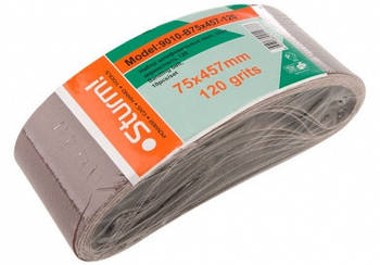 Шліфлента Sturm, 75x457, зерно 120, 10 шт 9010-B75x457-120