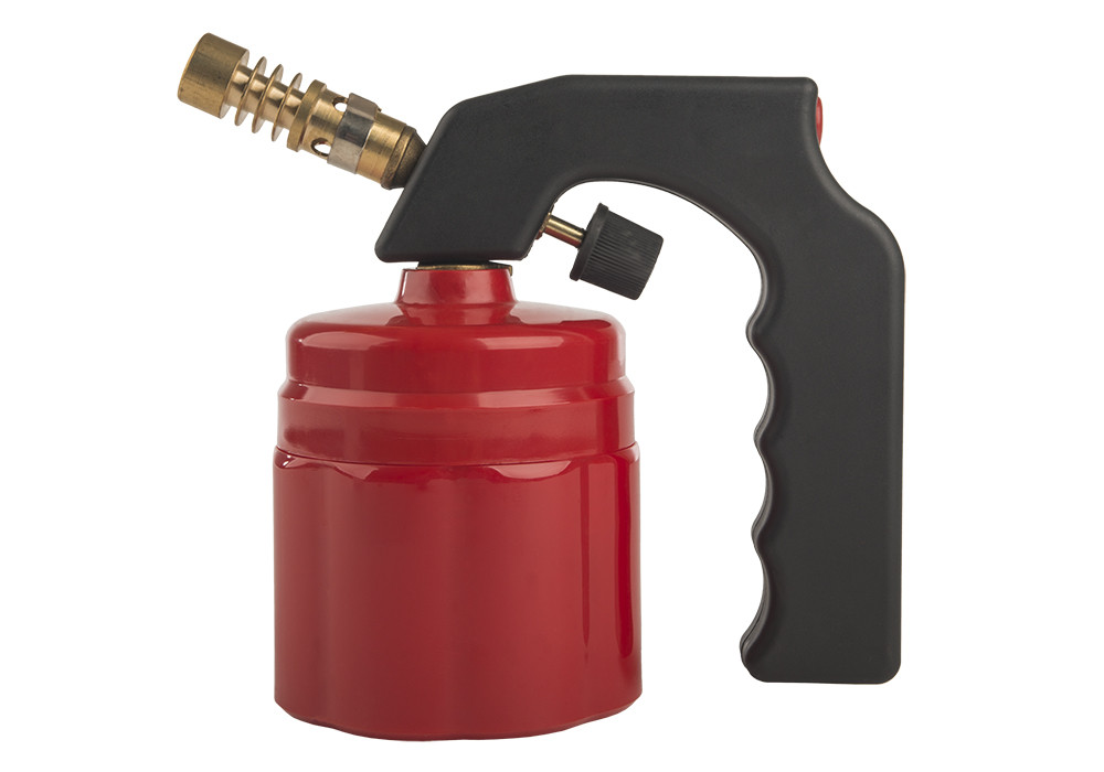 Лампа паяльна газова 190 г, регулювання полум'я, для роботи в будь-якому положенні Sturm 5015-01-P, фото 1