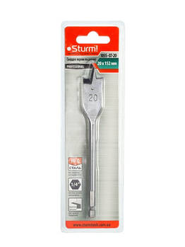 Свердло перове для дерева Sturm 1055-07-20, 20x152 мм
