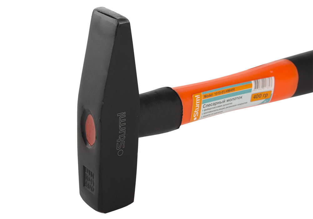 Молоток Sturm 1010-03-HM400, 400 г, фібергл. ручка, фото 1