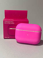 Уценка!!! Отправка без коробки!!! Чехол Silicone Case для AirPods Pro в ярко-розовом цвете