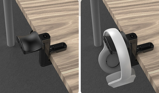 Тримач для навушників + USB хаб 2.0 Hook 03 з кабелем Type-C