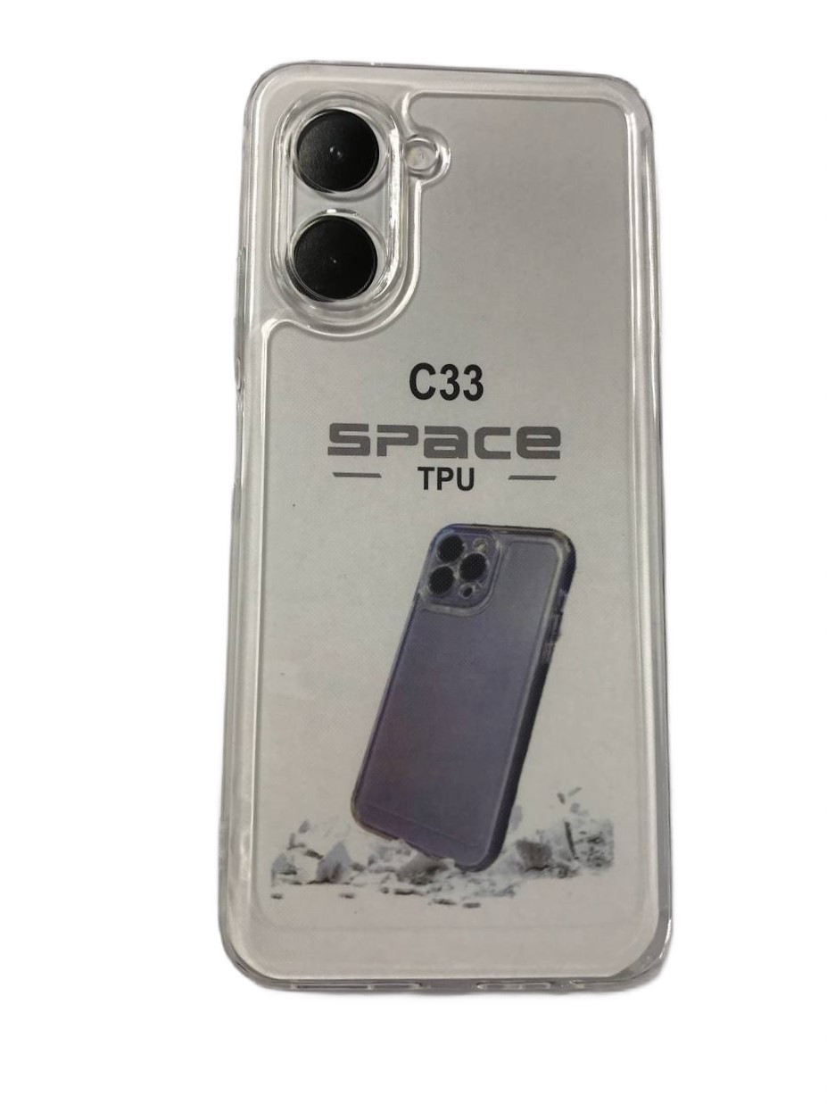 Силікон "Space TPU" Realme C33 Прозорий