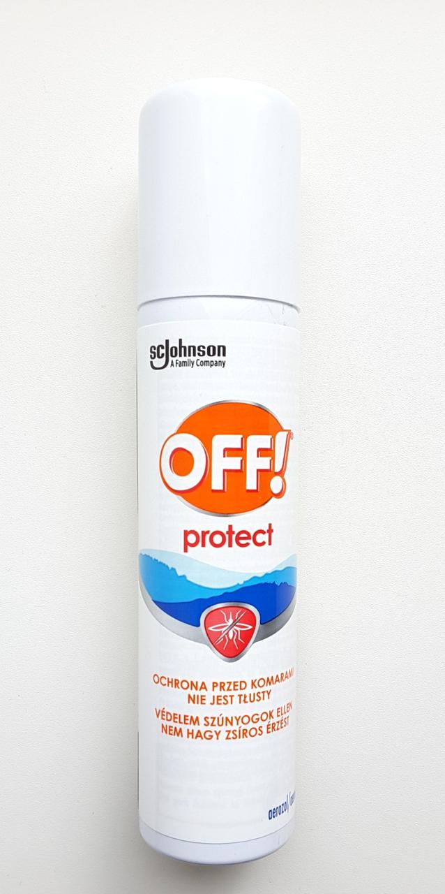 Аерозоль від комарів OFF! protect для всієї родини 100 мл, фото 1