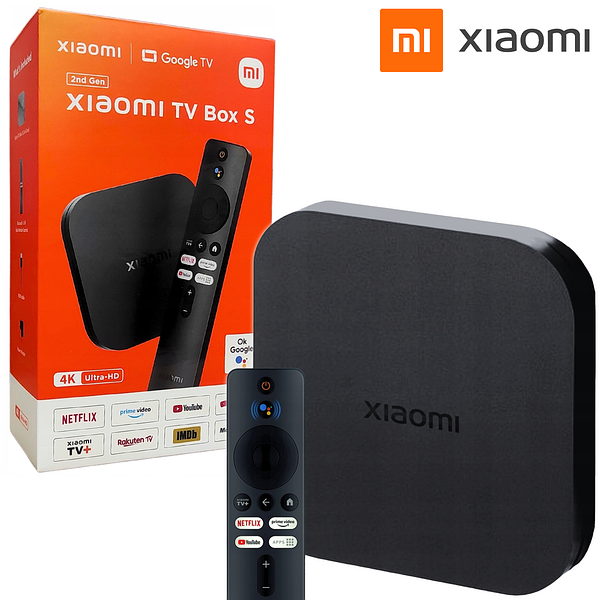 ТВ приставка медиаплеер Xiaomi Mi Box S 4K 2nd Gen BT5.2 WiFi 2.4/5 GHz  black (MDZ-28-AA) Оригинал!: продажа, цена в Украине. Медиаплееры от   - 882418132
