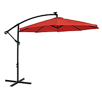 Зонт садовый от солнца, Красный 3м